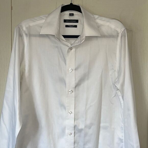 Bellissimo button down men shirt/Size 15 1/5 R-32/33 - Picture 2 of 8